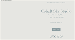Desktop Screenshot of cobaltskystudio.com
